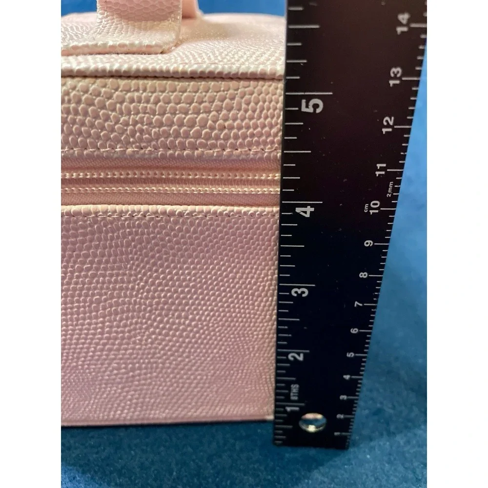 Polo Ralph Lauren Romance Pink Snake Skin Travel Case 7